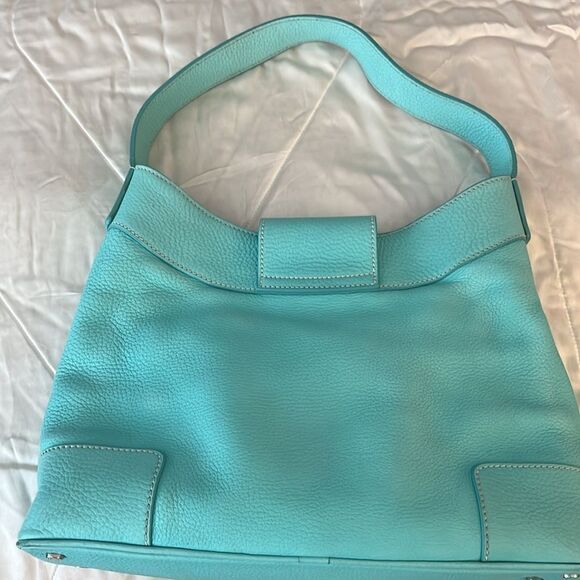 Tiffany & Co Ellis Blue Hobo Bag - Picture 7 of 14